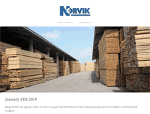 Tablet Screenshot of norvik.is